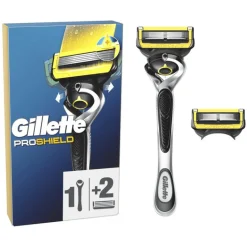 Gillette ProShield Scheersysteem Met 2 Navulmesjes