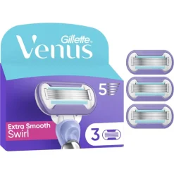 Gillette Venus Deluxe Smooth Swirl Navulmesjes 3 Stuks
