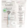 Gillette Venus Voor Huid en Schaamhaar Scheersysteem + Exfoliant