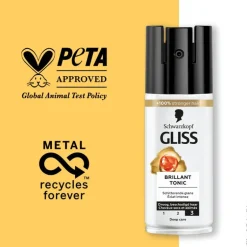 Gliss Kur brilliant tonic droog beschadigd haar