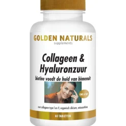 Golden Naturals Collageen & Hyaluronzuur Tabletten 60 stuks