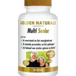 Golden Naturals Multi Senior Capsules 180 stuks