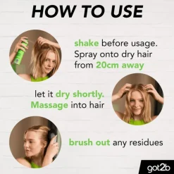 Got2b Droogshampoo Extra Fresh 200 ML