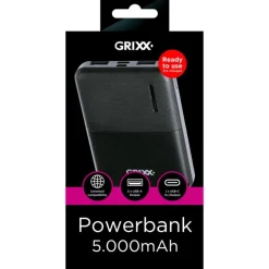 Grixx Powerbank 5000mAh