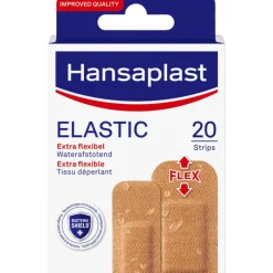Hansaplast Elastic Waterproof Pleisters 20 Pleisters