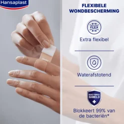 Hansaplast Elastic Waterproof Pleisters 20 Pleisters