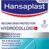 Hansaplast Second Skin Protection Waterproof en Transparante XL Eilandpleisters 3 stuks
