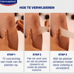 Hansaplast Second Skin Protection Waterproof en Transparante XL Eilandpleisters 3 stuks