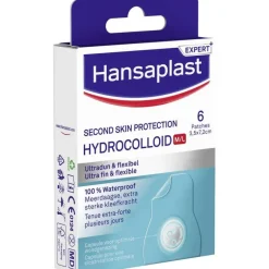 Hansaplast Second Skin Protectoin Waterproof en Transparante Pleister Strips 6 stuks