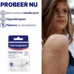 Hansaplast Sensitive Pleister 1mx6cm