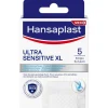 Hansaplast Ultra Sensitive XL Eilandpleister 5 stuks