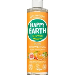 Happy Earth 100% Natuurlijke Shower Gel Rose Petitgrain