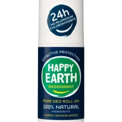 Happy Earth 100% Natuurlijke Men Protect Deodorant Roller 75 ML