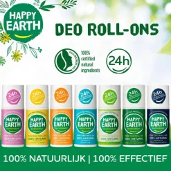 Happy Earth 100% Natuurlijke Jasmine Ho Wood Deodorant Roller 75 ML