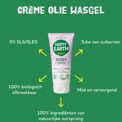 Happy Earth Cream Oil Wash 200 ml