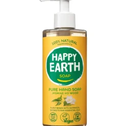 Happy Earth Jasmin Ho Wood 100% Natuurlijke Handzeep 300 ML