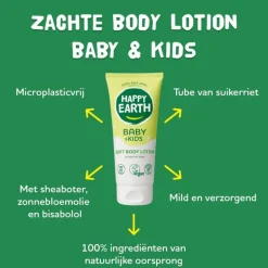 Happy Earth Zachte Body Lotion Baby & Kids