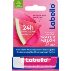 Labello Watermelon Shine Lippenbalsem 24u Hydratatie Roze 1 Stuk