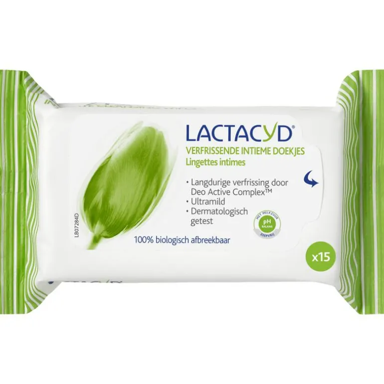 Lactacyd Verfrissende Intiem Tissues 15 Stuks