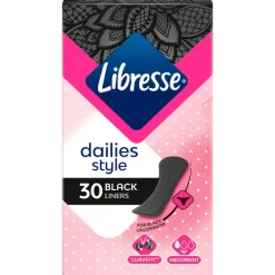 Libresse Daily Fresh Black Inlegkruisjes Normal