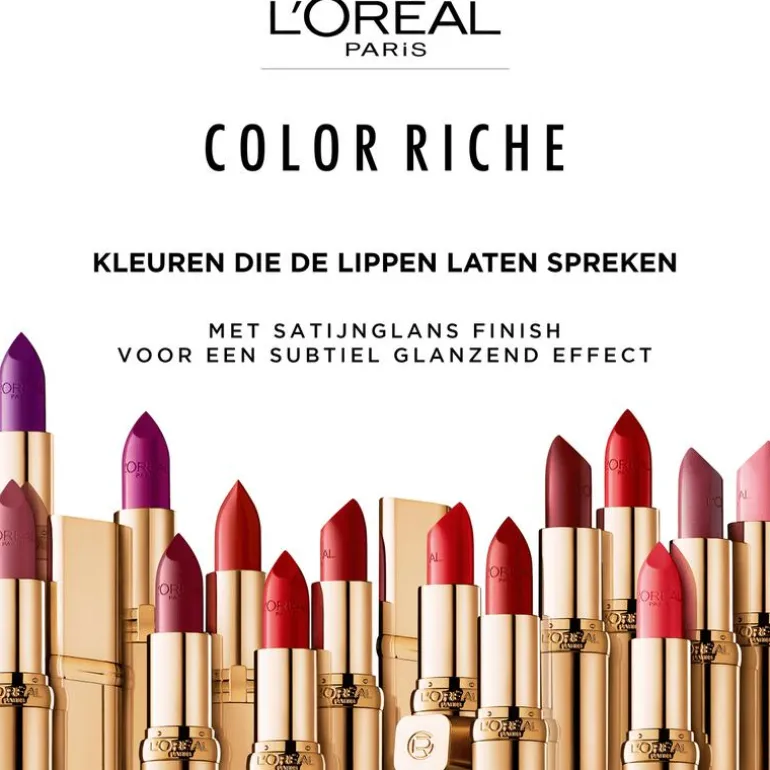 L'Oréal Paris Color Riche Satin 163 Orange Maqique Oranje Lippenstift 4,5 GR