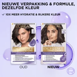 L'Oréal Paris Excellence Cool Creams Permanente Haarverf 5.11 Ultra Ash Lichtbruin