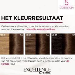 L'Oréal Paris Excellence Crème Verzorgende Crèmekleuring 5 Lichtbruin