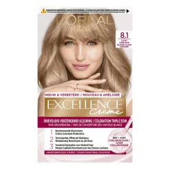 L'Oréal Paris Excellence Crème Verzorgende Crèmekleuring 8.1 Licht Asblond