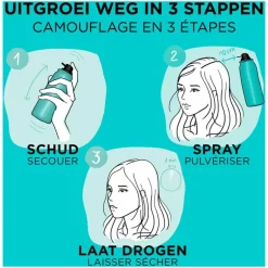 L'Oréal Paris Magic Retouch Camouflerende Uitgroeispray Zwart 75 ML