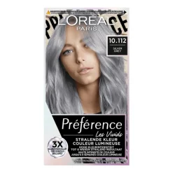 L'Oréal Paris Preference Vivids Permanente Haarverf 10.112 Silver Grey Soho