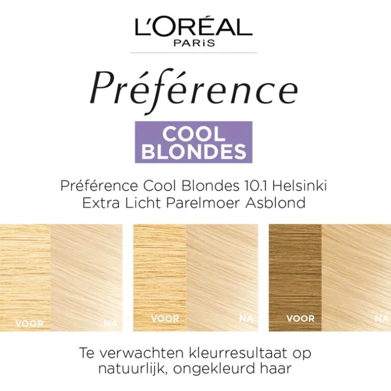 L'Oréal Paris Préférence Permanente Haarverf 10.1 Helsinki