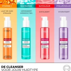 L'Oréal Paris Revitalift Filler Reinigingsgel Met Hyaluronzuur 150 ML