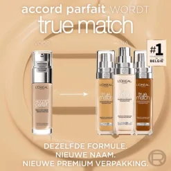 L'Oréal Paris True Match Foundation 7.5.D/W SPF 16