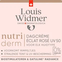 Louis Widmer Nutriderm Dagcrème SPF50 Zonder Parfum 50 ML