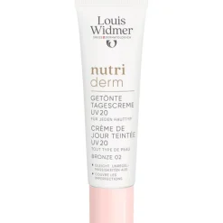 Louis Widmer Nutriderm Getinte Dagcrème UV SPF20 Bronze 02 Zonder Parfum 30 ML