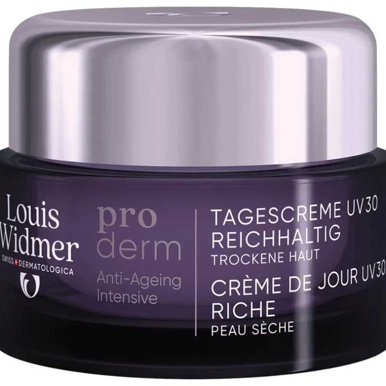 Louis Widmer Proderm Dagcrème Rijke Textuur SPF30 Zonder Parfum 50 ML