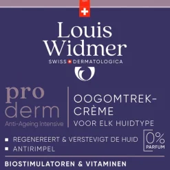 Louis Widmer Proderm Oogomtrekcrème Zonder Parfum 30 ML