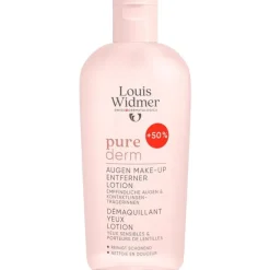 Louis Widmer Purederm Oogmake-Up Reiniging Lotion Zonder Parfum 150 ML