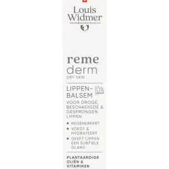 Louis Widmer Remederm Lippenbalsem Zonder Parfum 15 ML