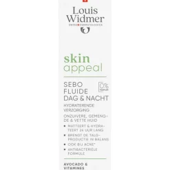 Louis Widmer Skin Appeal Sebo Fluid Zonder Parfum 30 ML