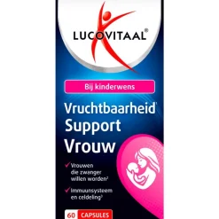 Lucovitaal Vruchtbaarheid Support Vrouw 60 softgels