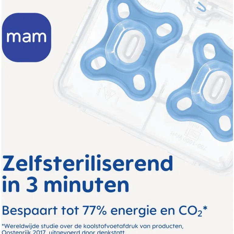 MAM Comfort Fopspenen 0-3 maanden Blue 2 stuks