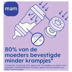 MAM Easy Start Anti-Colic Babyfles Lila 160 ML