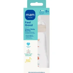 MAM Feel Good Babyfles Glas 260ML