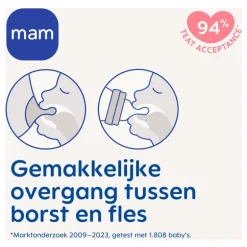 MAM Feel Good Babyfles Glas 260ML