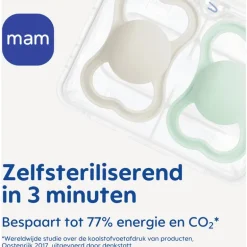 MAM Supreme Fopspenen 6-16 maanden Uni 2 stuks