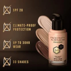 Max Factor Facefinity Foundation Natural Rose/C50 30 ML