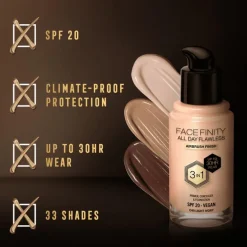 Max Factor Facefinity Foundation Light Ivory/C40 30 ML