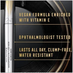 Max Factor Masterpiece 2In1 Lash Wow Mascara 01 Black