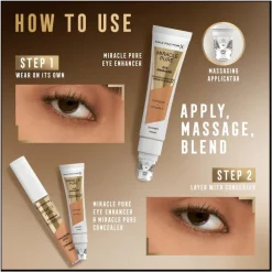 Max Factor Miracle Pure Eye Enhancer Concealer 03 Peach